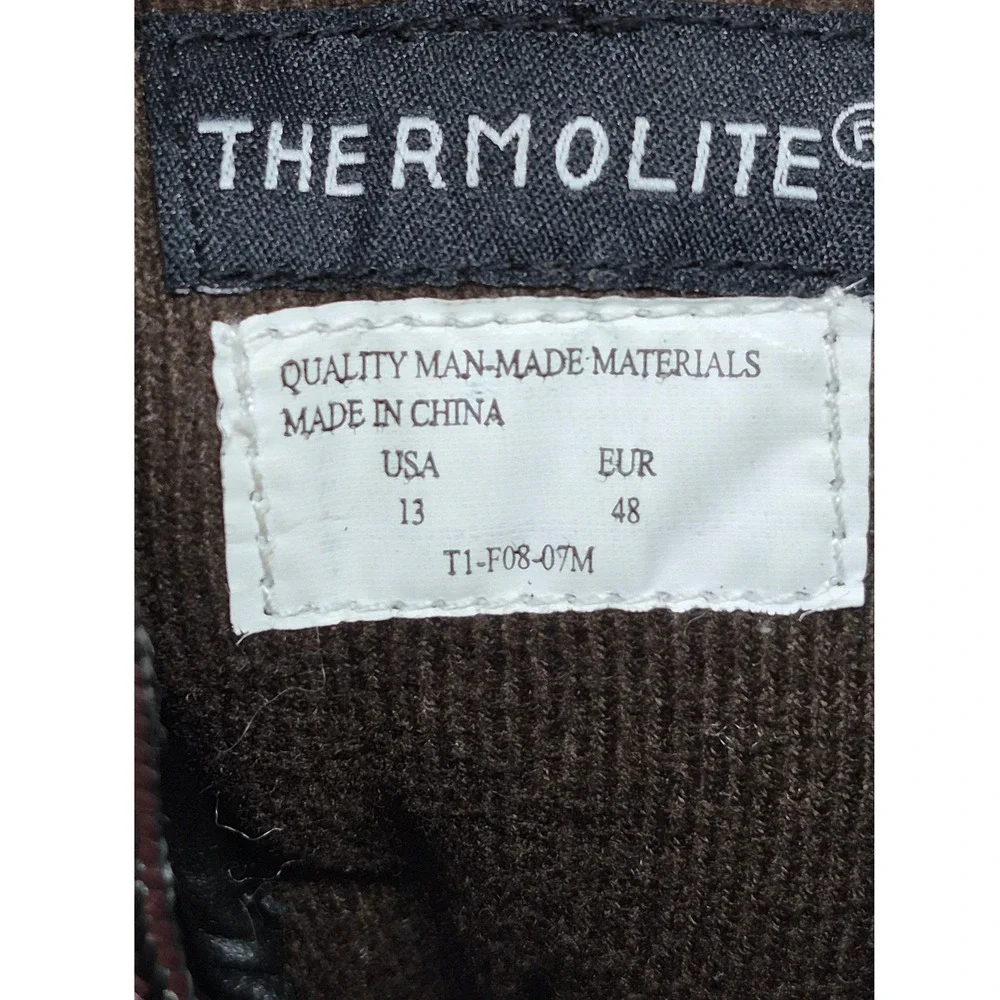Rugged Exposure Duck Boots Men Size 13 Brown Waterproof Snow Rain Work Boot